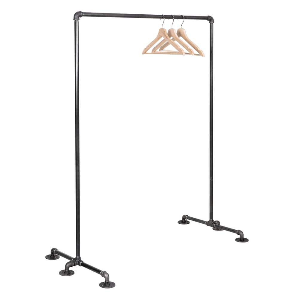 1/2 in. x 3.5 ft. L Black Pipe Freestanding Clothing Rack Kit price history on PriceWatchPro