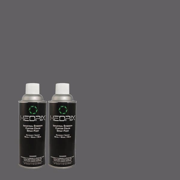 Hedrix 11 oz. Match of QE-55 Harbour Low Lustre Custom Spray Paint (8-Pack)