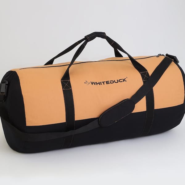 Filios 24 in. x 16 in. Tan and Black Duffel Bag