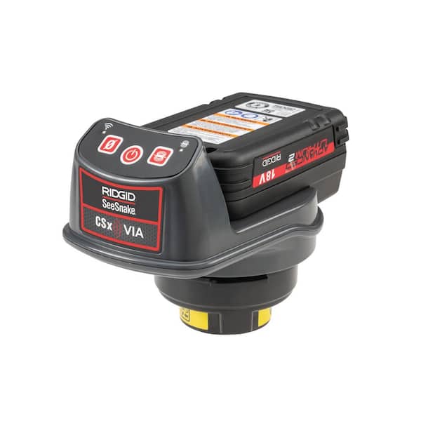 SeeSnake CSx Via System with (2) 18v 2. 5Ah Advanced Lithium Batteries and Charger