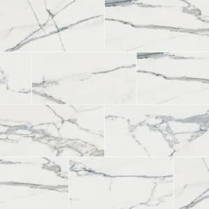 Carrara Azul 12 in. x 24 in. Polished Porcelain Floor and Wall Tile (32-Cases/512 sq. ft./Pallet)