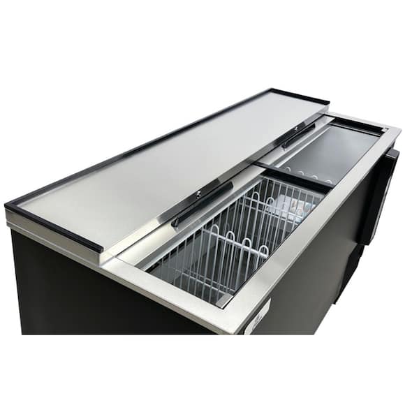 65 in. W 260-Bottles (12 oz.) or 760-Cans (12 oz.) Beverage Cooler Refrigerator