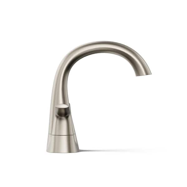 KOHLER Easmor 4 in. Centerset Double Handle Bathroom Faucet in Vibrant Brushed Nickel