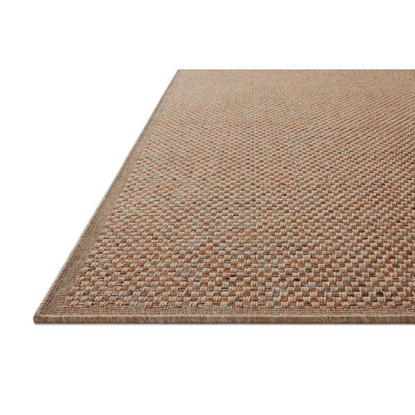 Merrick Oatmeal/Sunrise 2 ft. 3 in. x 7 ft. 7 in. Indoor/Outdoor Runner Area Rug