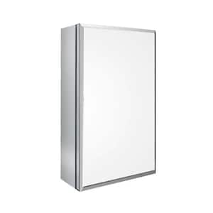 20 in. W x 26 in. H Rectangular Aluminum Medicine Cabinet with Mirror with Adjustable Shelf