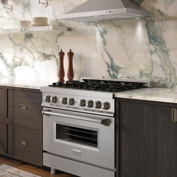 ZLINE Kitchen and Bath 36 in. Legacy Dual Fuel Range with 6
