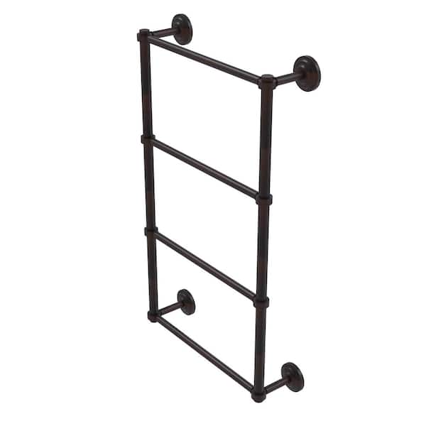 Allied Brass Que New Collection 24 in. Wall Mounted Guest Towel Holder in Venetian Bronze
