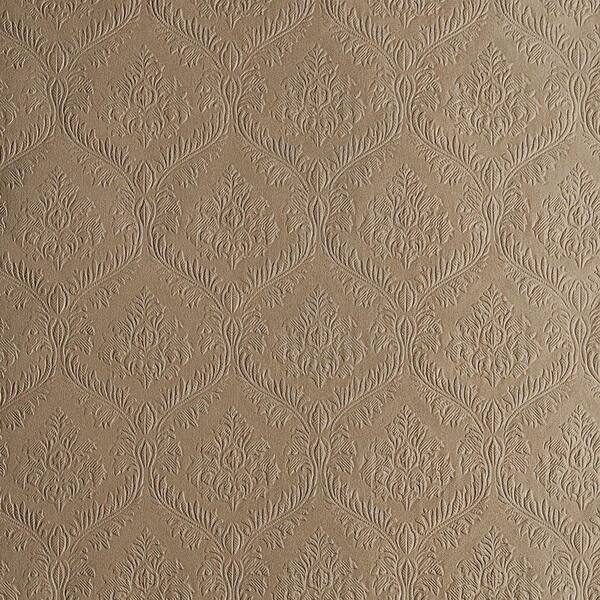 Beacon House Yveline Copper Damask Ogee Wallpaper