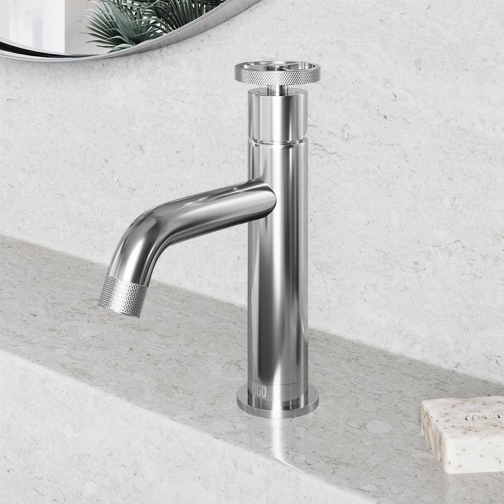 Cass Chrome 8" Single Handle Bathroom Faucet