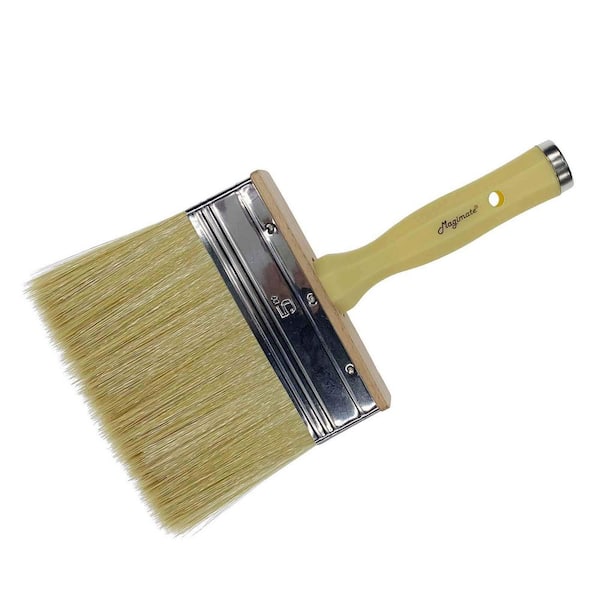 10 in. Paint Brush for Quick Decking Fence Walls and Furniture Paint Application, Yellow (1-Pack)