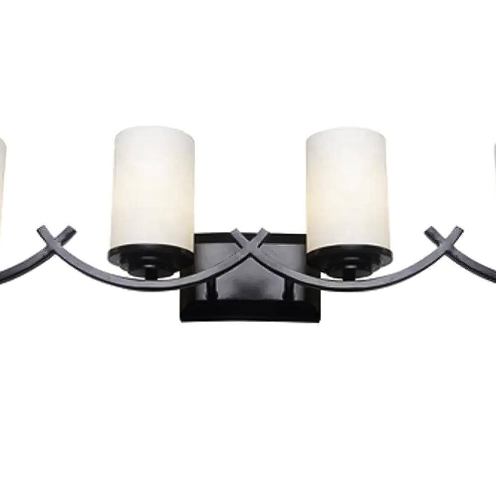 Oil Rubbed Bronze 4-Light Dimmable Vanity Fixture