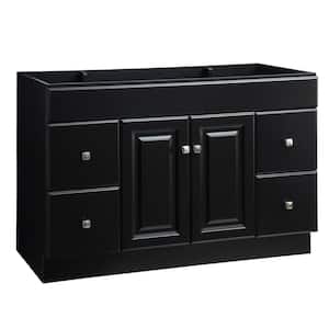 Wyndham 48 in. W x 21 in. D Ready to Assemble Bath Vanity Cabinet Only in Espresso