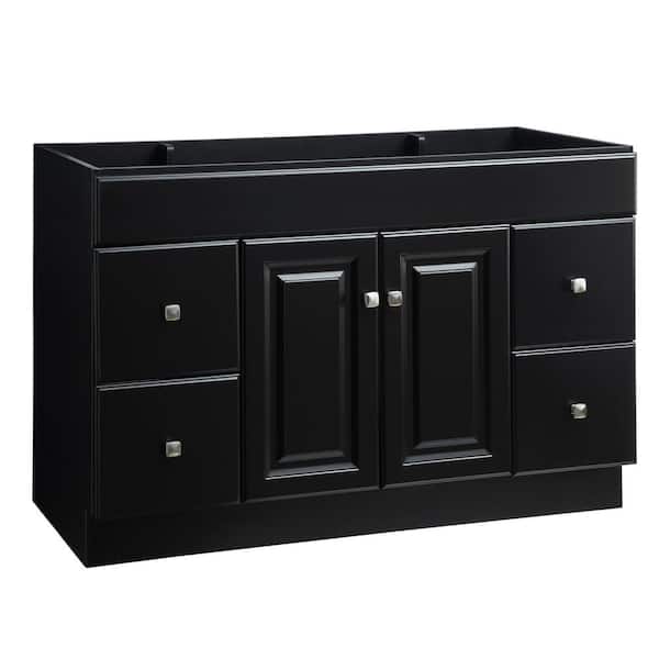 Design House Wyndham 48 in. W x 21 in. D Ready to Assemble Bath Vanity Cabinet Only in Espresso