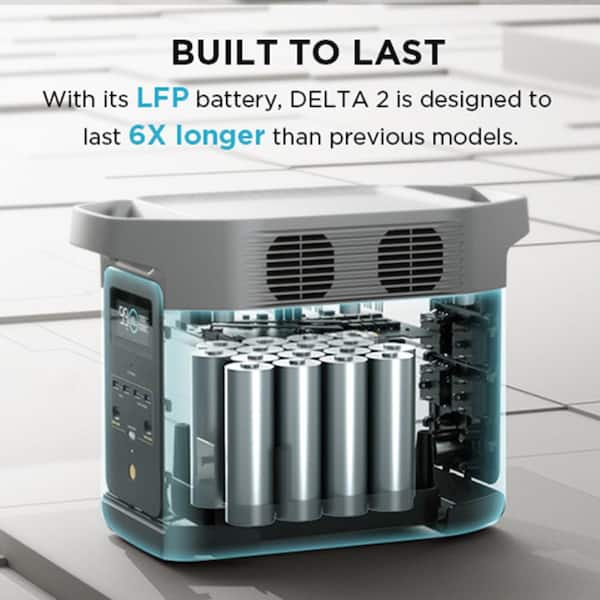 EcoFlow, DELTA 2 Power Station + DELTA 2 Smart Extra Battery Bundle
