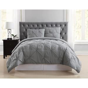 Everyday 3-Piece Grey King Comforter Set