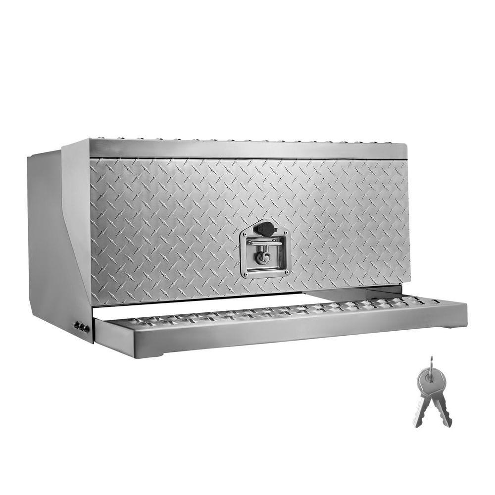 Semi-Truck Step Tool Box Aluminum Side Toolbox, Entry Step Truck Tool Box (T-Handle Lock and Keys), 30 x 29.5 x 15.8 in. price history on PriceWatchPro