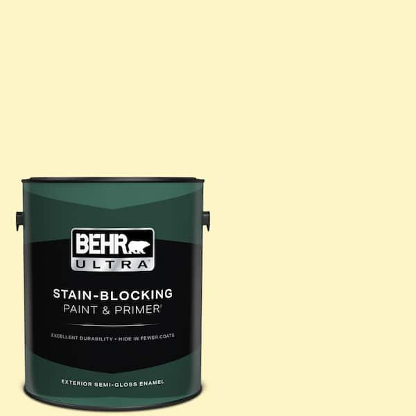 BEHR ULTRA 1 gal. #PPL-20 Dancing Butterfly Semi-Gloss Enamel Exterior Paint & Primer