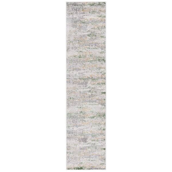 Palma 2 ft. x 13 ft. Beige/Green Medallion Runner Rug