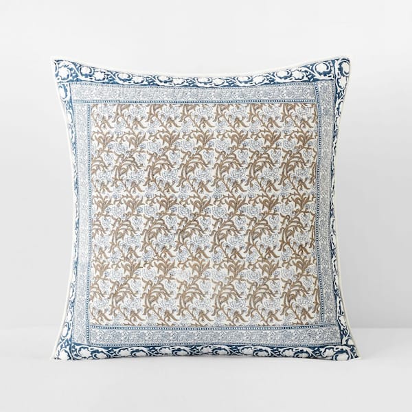 The Company Store Company Cotton Camryn Patchwork Multi Cotton Euro Sham
