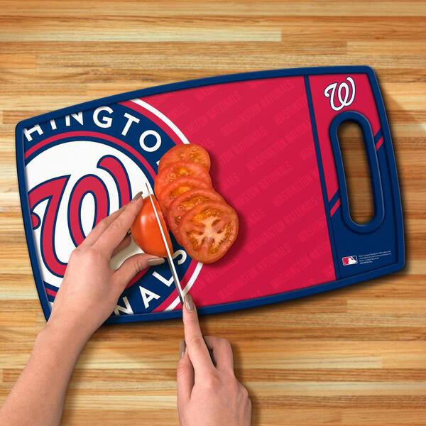 YouTheFan MLB Washington Nationals Logo Series Cutting Board 9in x 0.5in-  Rectangle- Manufactured Wood and polypropylene 1907224 - The Home Depot
