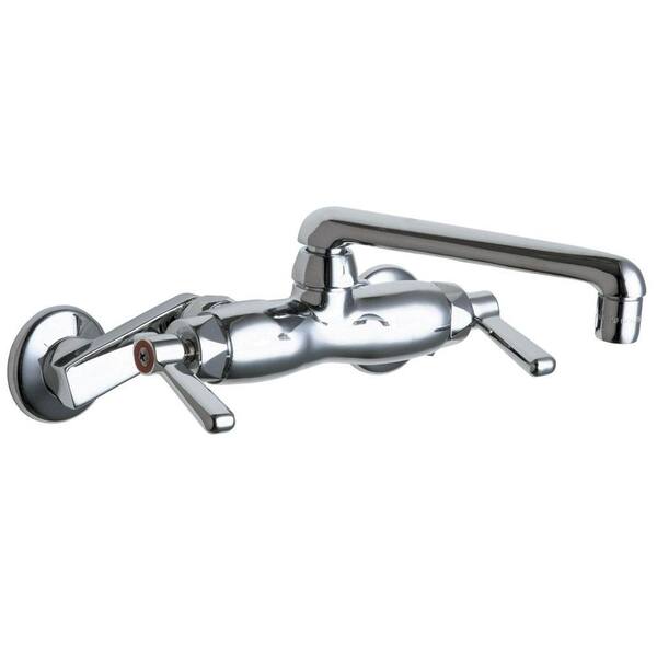 Chicago Faucets 2-Handle Service Sink Faucet in Chrome
