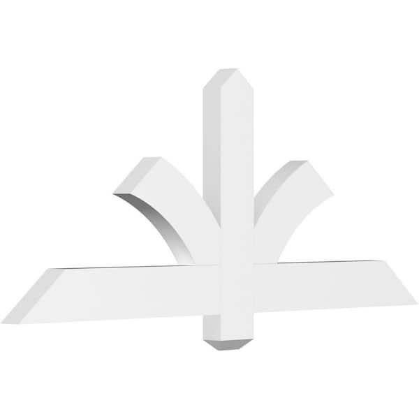 Ekena Millwork Redmond 48 in. W x 20 in. H x 2 in. D Signature Polyurethane Bracket
