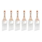 2 in. Angled Sash Cut-In Stubby Brush (6-Pack)