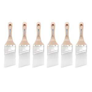 2 in. Angled Sash Cut-In Stubby Brush (6-Pack)