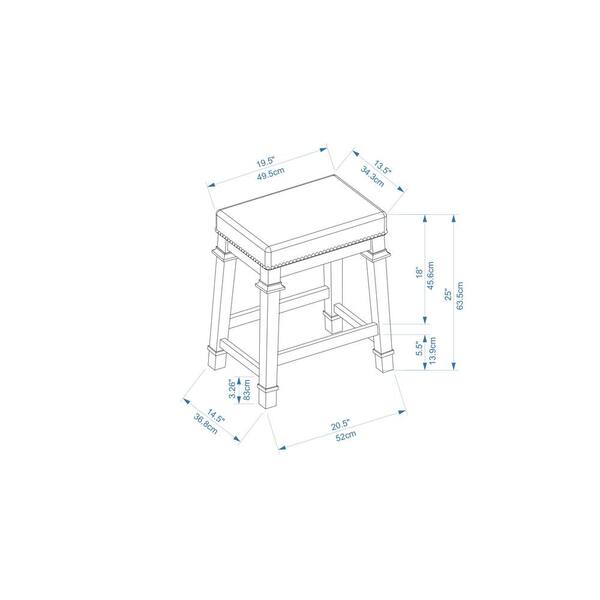 Linon Home Decor Kennedy 24 In Walnut Cushioned Bar Stool 558121twd01u - Linon Home Decor Bar Stool Instructions Linon Home Decor Kennedy 24 In Walnut Cushioned Bar Stool 558121twd01u - Linon Home Decor Bar Stool Instructions