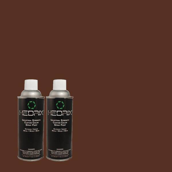 Hedrix 11 oz. Match of ECC-43-3 Chaparral Low Lustre Custom Spray Paint (2-Pack)