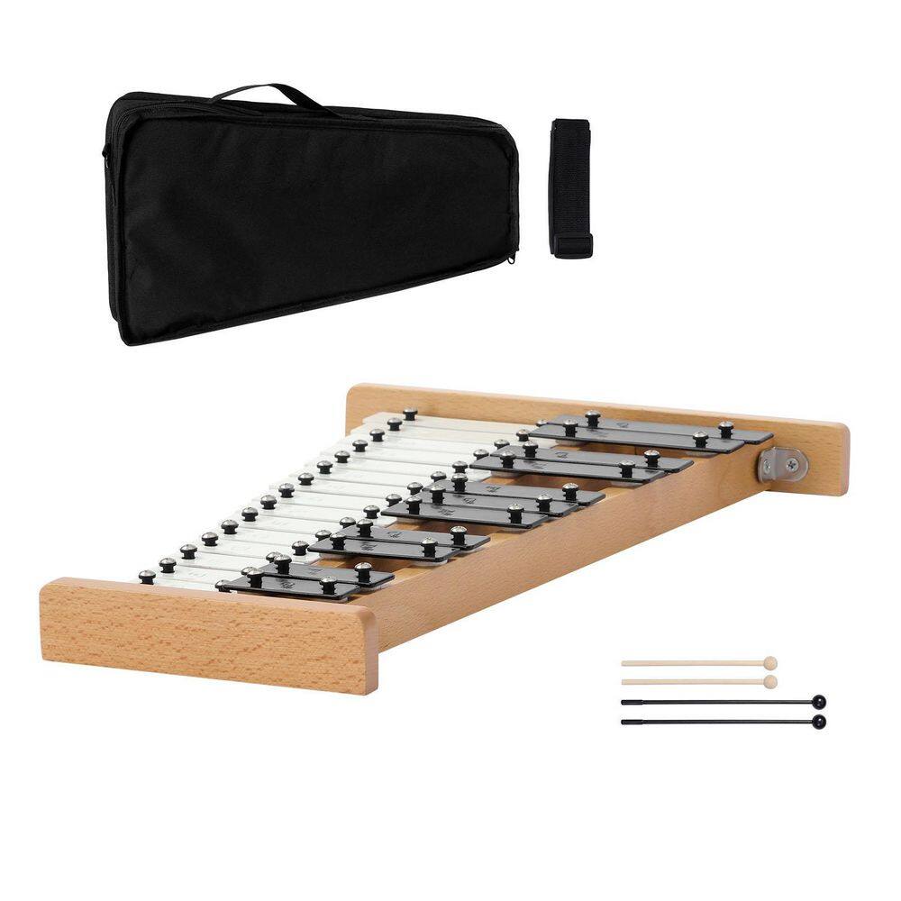 Glockenspiel Xylophone, 27 Notes Percussion with Metal Keys, 4 Mallets and Carry Bag, Beginner Music for Adults and Kids price history on PriceWatchPro
