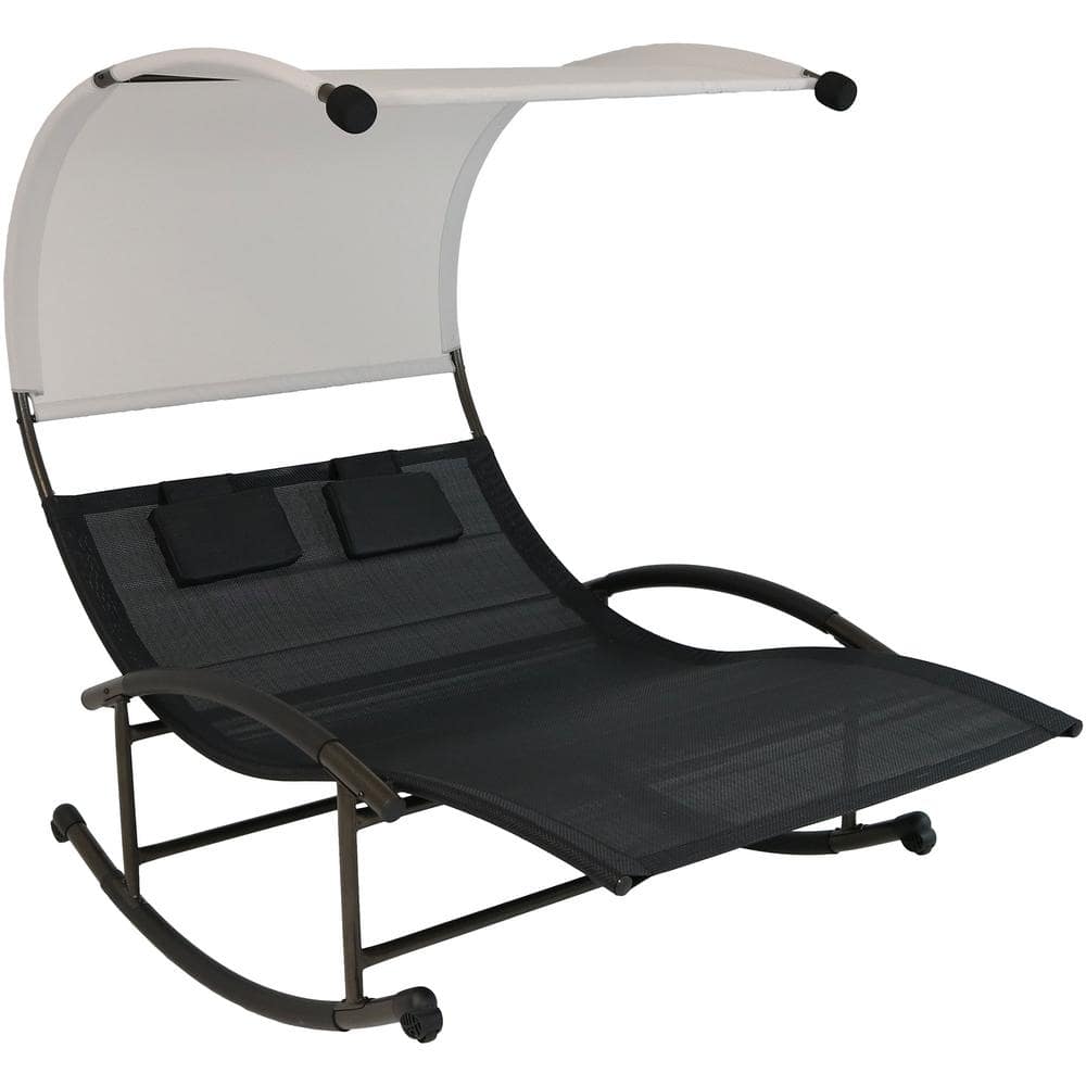 Lounge chair with discount canopy