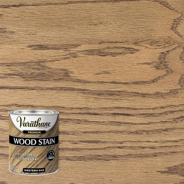 Varathane 1 qt. Western Oak Premium Fast Dry Interior Wood Stain (2-Pack)