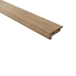 Strand Woven Bamboo Mojave 0.438 in. T x 2.17 in. W x 72 in. L Bamboo Overlap Stair Nose Molding
