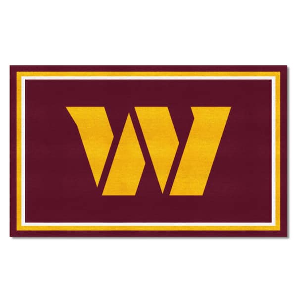 FANMATS Washington Commanders 4 ft. x 6 ft. Area Rug