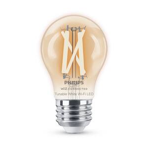 40- -Watt Equivalent A15 Smart Wi-Fi WiZ LED Filament Light Bulb Tunable White (1-Bulb)