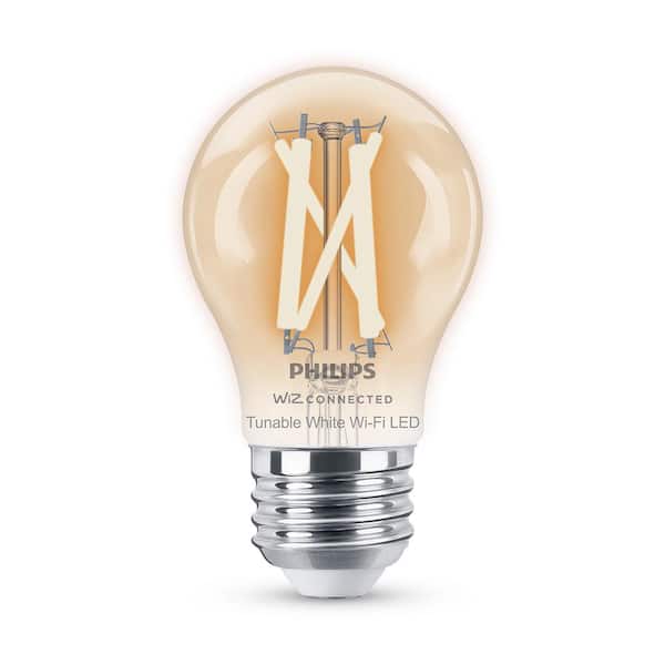 WiZ Dimmable White [E14 Small Edison Screw] Smart Connected WiFi Candle  Light Bulb. 40W Warm White Light, App Control for Home Indoor Lighting