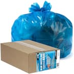 33 Gal. Recycling Blue Trash Bags (50-Count)