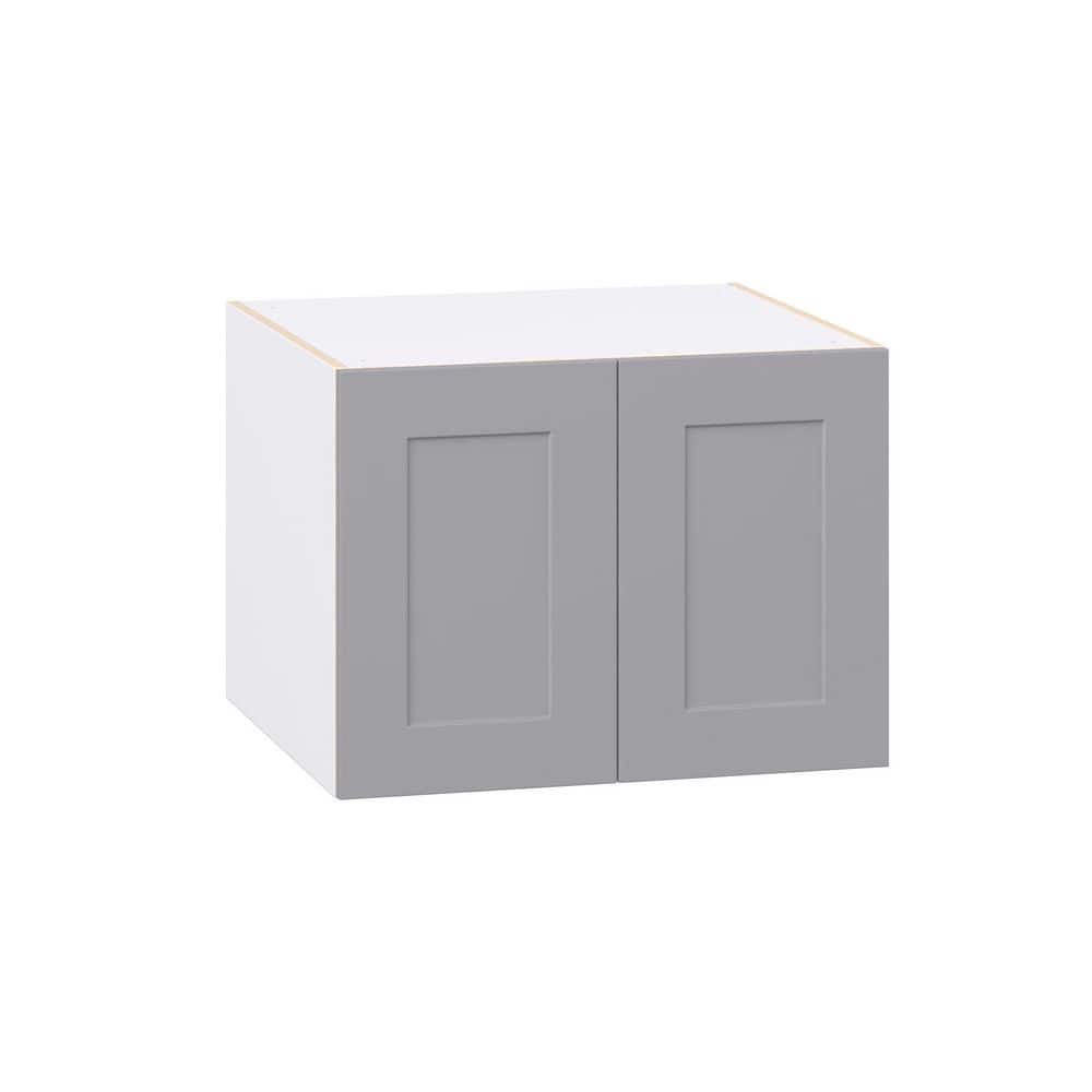 Roseland 27 in. W x 24 in. D x 20 in. H Assembled Shaker Wall Bridge Kitchen Cabinet in Slate Gray price history on PriceWatchPro