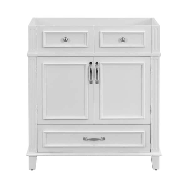 Boosicavelly 29.37 in. W x 17.87 in. D x 33.14 in. H Bath Vanity Cabinet without Top in White