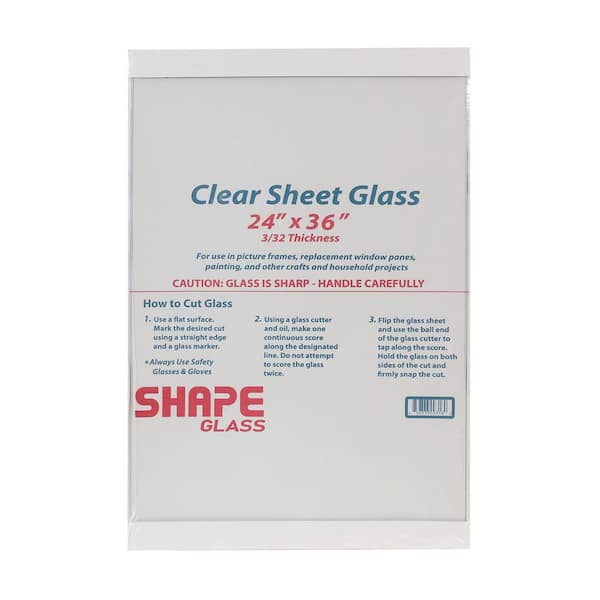2 Lbs. Broken Tempered Glass for Craft and Art Projects - Clear, 1/4 Thick