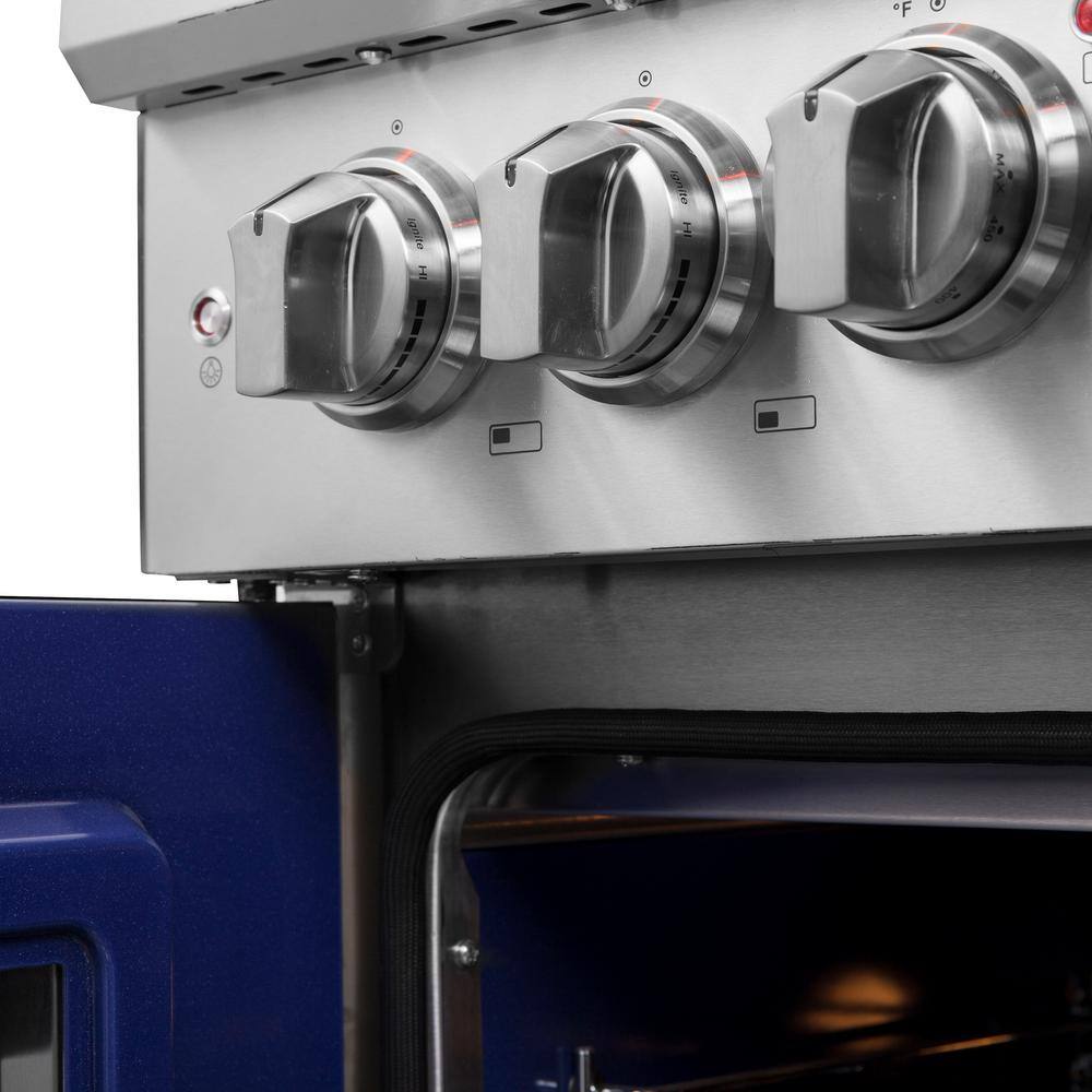 Massimo 48-inch Stainless Steel Dual Fuel Range with 8 Burners