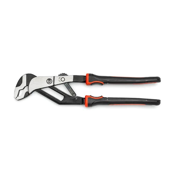 Crescent Z2 Auto-Bite 10 in. V-Jaw Tongue and Groove Dual Material Grip Pliers With Quick Adjust Jaws