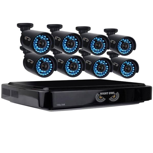 Night Owl 16-Channel 1080p Smart HD Video Security System with 2TB HDD and 8 x 720p HD Cameras