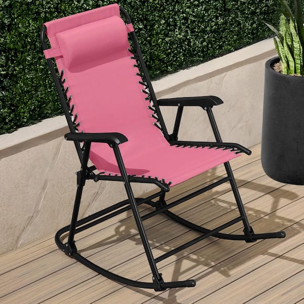 Best Choice Products Steel Outdoor Zero Gravity Rocking Lawn Chair