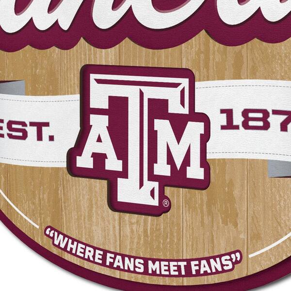  YouTheFan NCAA Texas A&M Aggies 3D Logo Series Wall Art - 12x12  : Sports & Outdoors