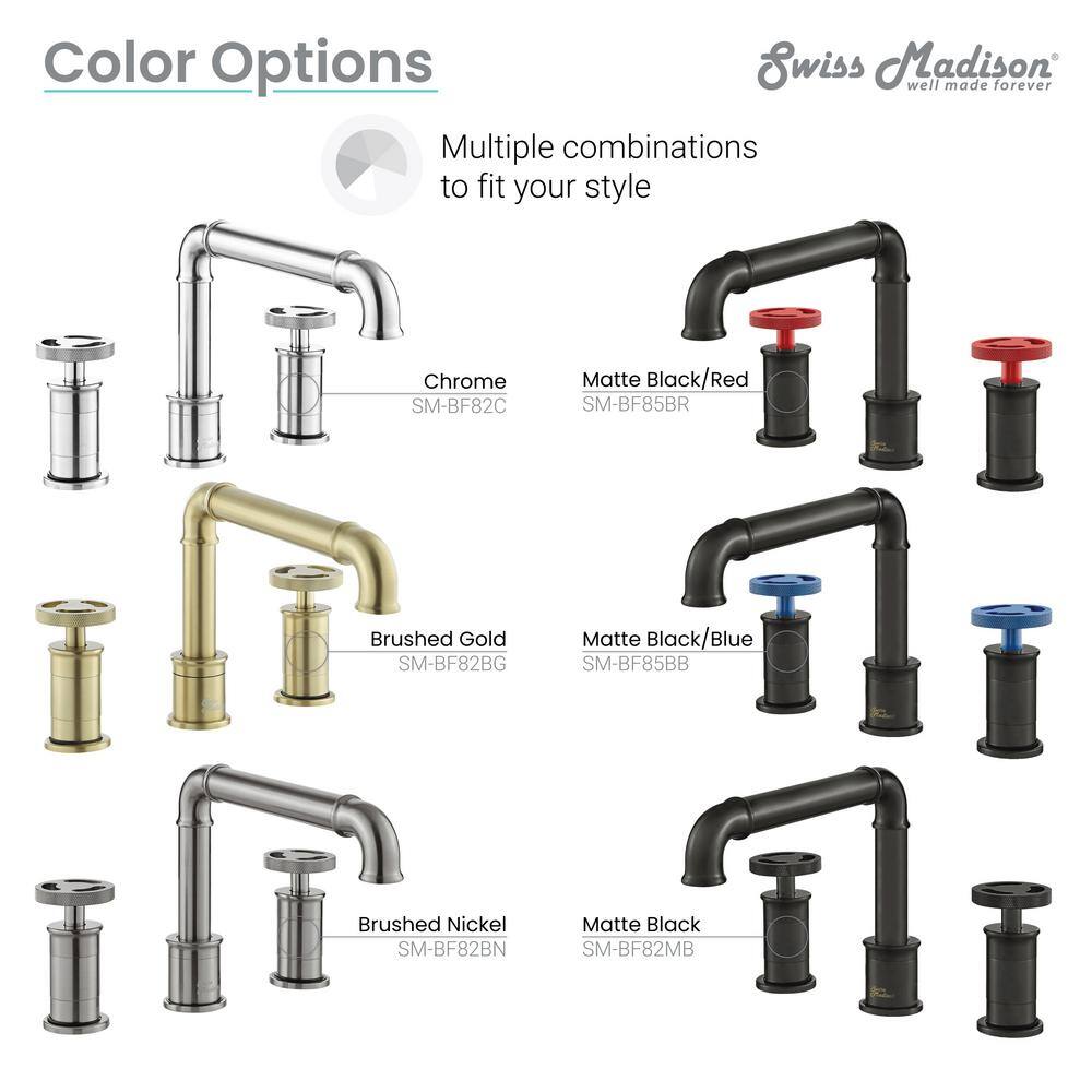 Avallon 8" Brushed Nickel Widespread Bathroom Faucet