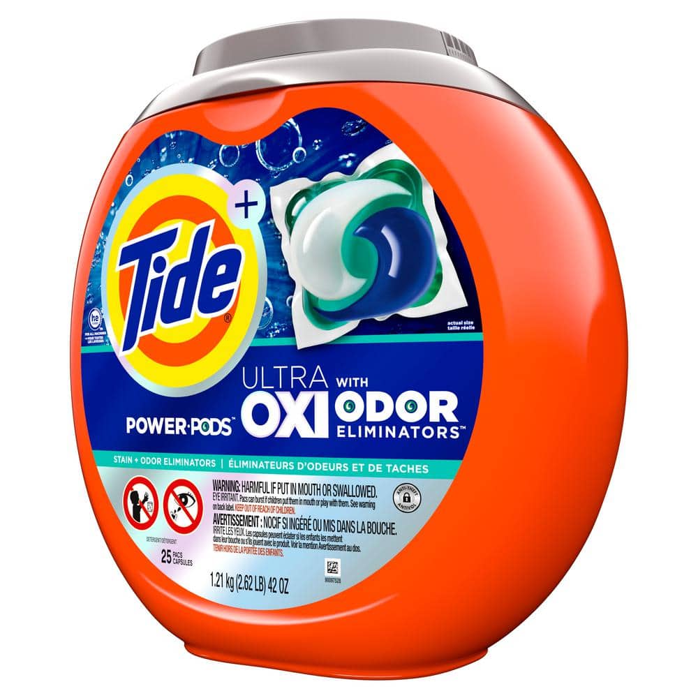 Tide Ultra Oxi Power Pods with Odor Eliminators for White Fabrics