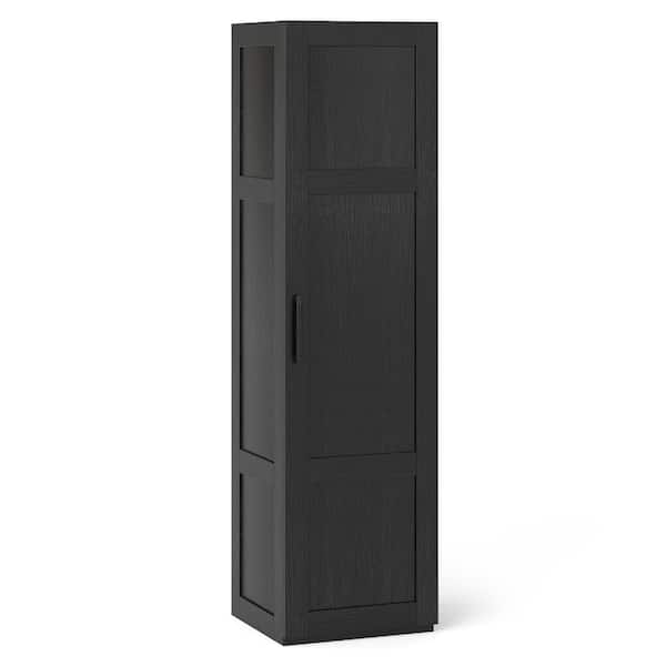 Tall Storage Cabinet, 4 Shelves, Narrow Floor Organizer for Bathroom Living Room