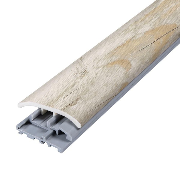 Bayview 0.31 in. T x 2 in. W x 78.7 in. L Vinyl 4-in-1 Molding